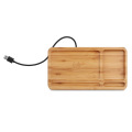 New 2020 New Trending Product Custom Logo Bamboo Charging Fast Qi Wooden Wireless Usb Charger For Iphone